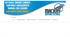 Desktop Screenshot of mackaydrivingschool.com.au