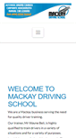 Mobile Screenshot of mackaydrivingschool.com.au